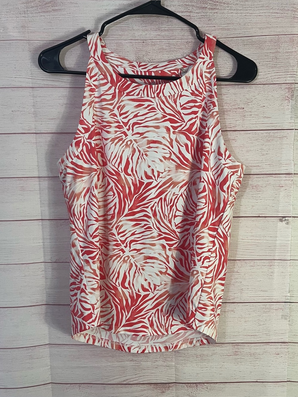 Tommy Bahama IslandZone Coral White Athletic Tank Top Small